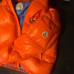 Moncler Vibrant Orange Down Jacket